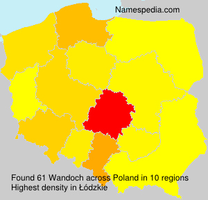 Surname Wandoch in Poland Surname Wandoch in Poland