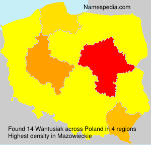 Surname Wantusiak in Poland Surname Wantusiak in Poland