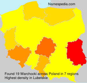 Surname Warchocki in Poland Surname Warchocki in Poland