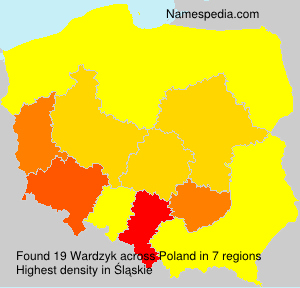 Surname Wardzyk in Poland Surname Wardzyk in Poland