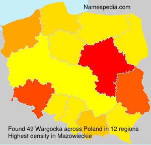 Surname Wargocka in Poland Surname Wargocka in Poland