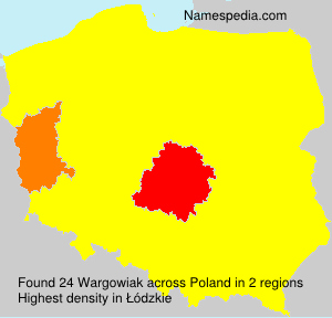 Surname Wargowiak in Poland Surname Wargowiak in Poland