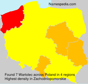 Surname Wartolec in Poland Surname Wartolec in Poland