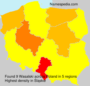 Surname Wasalski in Poland Surname Wasalski in Poland