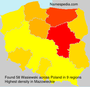 Surname Wasiewski in Poland Surname Wasiewski in Poland