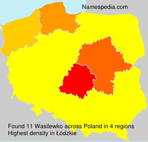 Surname Wasilewko in Poland Surname Wasilewko in Poland
