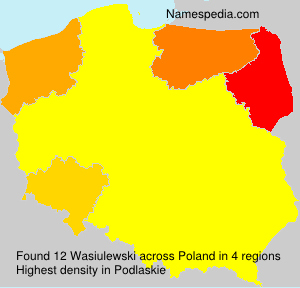 Surname Wasiulewski in Poland Surname Wasiulewski in Poland