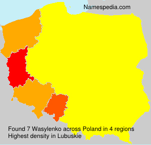 Surname Wasylenko in Poland Surname Wasylenko in Poland