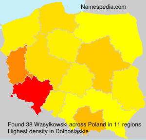 Surname Wasylkowski in Poland Surname Wasylkowski in Poland