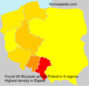 Surname Wczasek in Poland Surname Wczasek in Poland