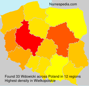 Surname Wdowicki in Poland Surname Wdowicki in Poland