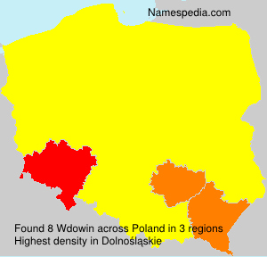 Surname Wdowin in Poland Surname Wdowin in Poland