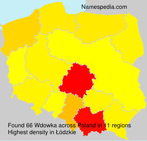 Surname Wdowka in Poland Surname Wdowka in Poland