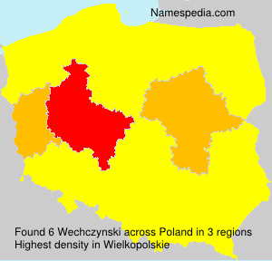 Surname Wechczynski in Poland Surname Wechczynski in Poland