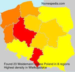 Surname Weidemann in Poland Surname Weidemann in Poland
