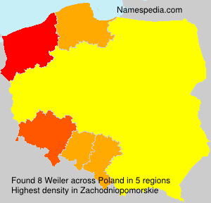 Surname Weiler in Poland Surname Weiler in Poland