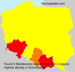 Surname Weinbrenner in Poland Surname Weinbrenner in Poland