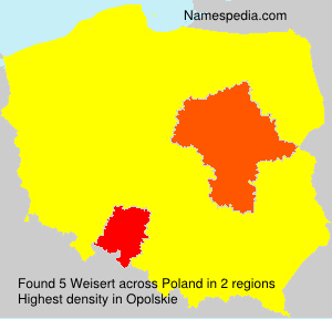 Surname Weisert in Poland Surname Weisert in Poland
