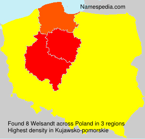 Surname Welsandt in Poland Surname Welsandt in Poland