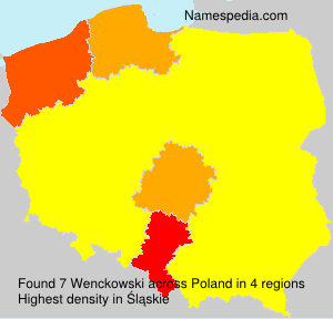 Surname Wenckowski in Poland Surname Wenckowski in Poland
