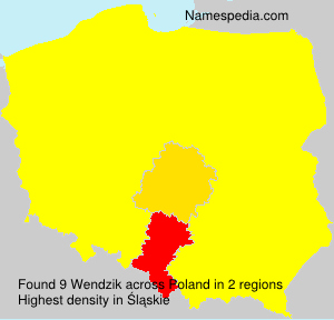 Surname Wendzik in Poland Surname Wendzik in Poland