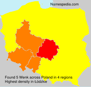Surname Wenk in Poland Surname Wenk in Poland