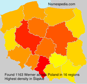 Surname Werner in Poland Surname Werner in Poland