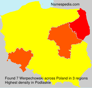 Surname Werpechowski in Poland Surname Werpechowski in Poland