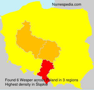 Surname Wesper in Poland Surname Wesper in Poland