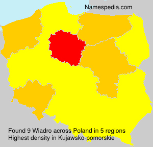 Surname Wiadro in Poland Surname Wiadro in Poland