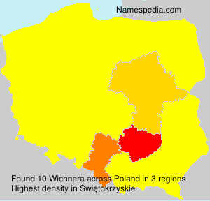 Surname Wichnera in Poland Surname Wichnera in Poland