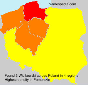 Surname Wicikowski in Poland Surname Wicikowski in Poland