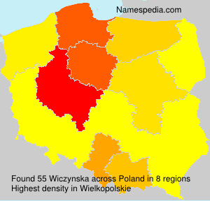 Surname Wiczynska in Poland Surname Wiczynska in Poland