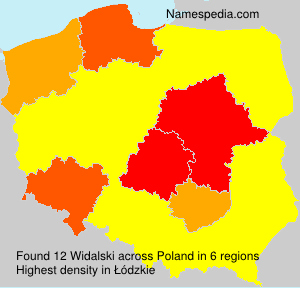 Surname Widalski in Poland Surname Widalski in Poland