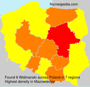 Surname Widmanski in Poland Surname Widmanski in Poland