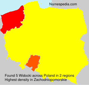 Surname Widocki in Poland Surname Widocki in Poland
