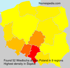 Surname Wiedlocha in Poland Surname Wiedlocha in Poland