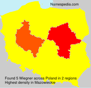 Surname Wiegner in Poland Surname Wiegner in Poland