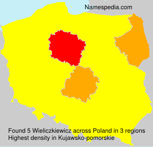 Surname Wieliczkiewicz in Poland Surname Wieliczkiewicz in Poland