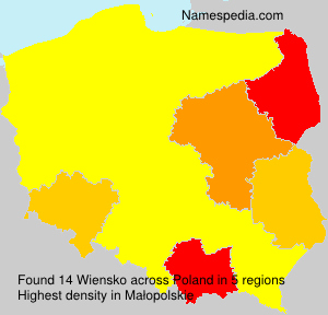 Surname Wiensko in Poland Surname Wiensko in Poland