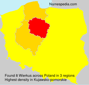Surname Wierkus in Poland Surname Wierkus in Poland