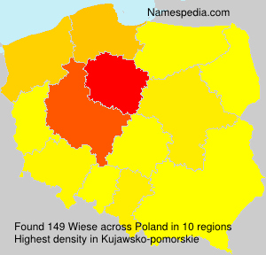 Surname Wiese in Poland Surname Wiese in Poland