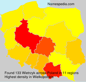 Surname Wietrzyk in Poland Surname Wietrzyk in Poland