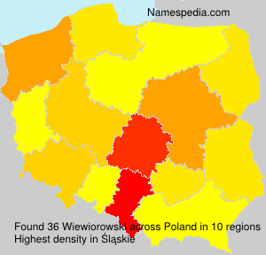Surname Wiewiorowski in Poland Surname Wiewiorowski in Poland