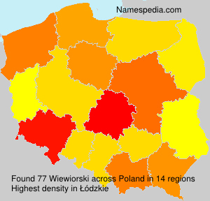 Surname Wiewiorski in Poland Surname Wiewiorski in Poland