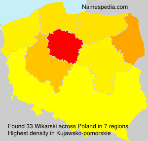 Surname Wikarski in Poland Surname Wikarski in Poland