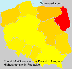 Surname Wiktoruk in Poland Surname Wiktoruk in Poland