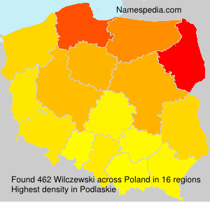 Surname Wilczewski in Poland Surname Wilczewski in Poland