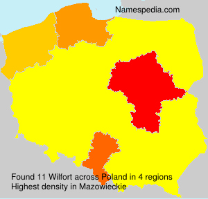 Surname Wilfort in Poland Surname Wilfort in Poland