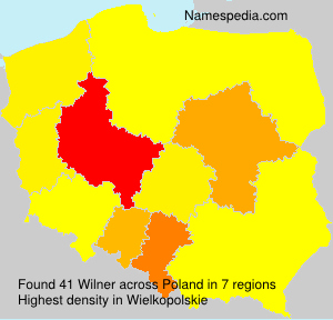 Surname Wilner in Poland Surname Wilner in Poland